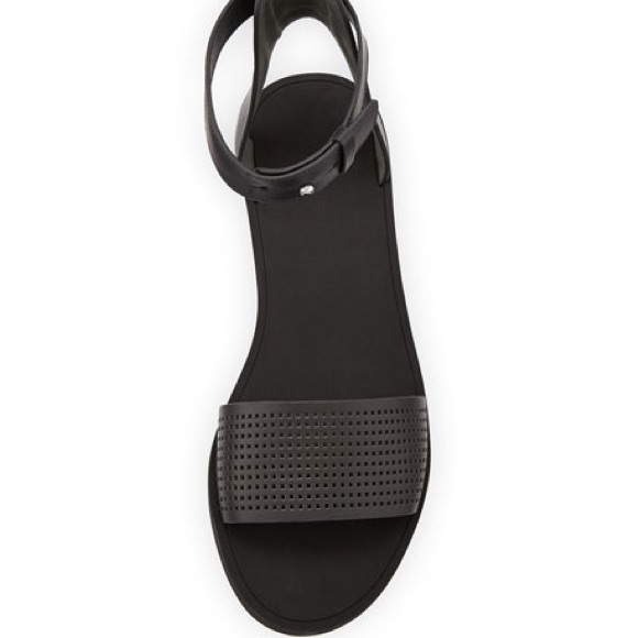 Vince Sawyer Leather Ankle-Wrap Sandal - Picture 2 of 8